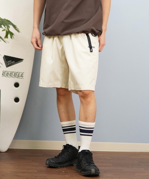 FCRB × GRAMICCI ハーフパンツ　ロゴ　コラボ　ベージュ　L 2025年最新】fcrbグラミチの人気アイテム - メルカリ