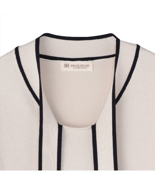 TOKYO SHIRTS（トウキョウシャツ）の「ボウタイ レディースニットプルオーバー（ニット/セーター・レディース・ネイビー/ブラック/ベージュ・M/L）」の17枚目の写真