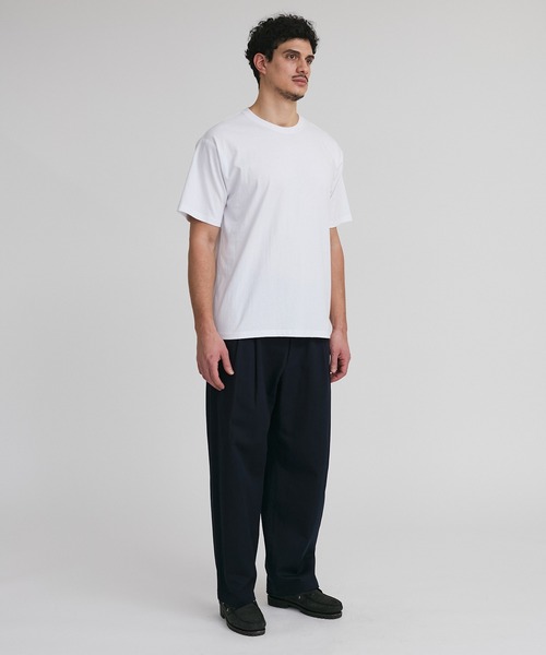 Saturdays NYC（サタデーズ ニューヨークシティ ）の「George Twill Wide Pant（その他パンツ・メンズ・ネイビー/オリーブ/オフホワイト・L/M/S）」の6枚目の写真