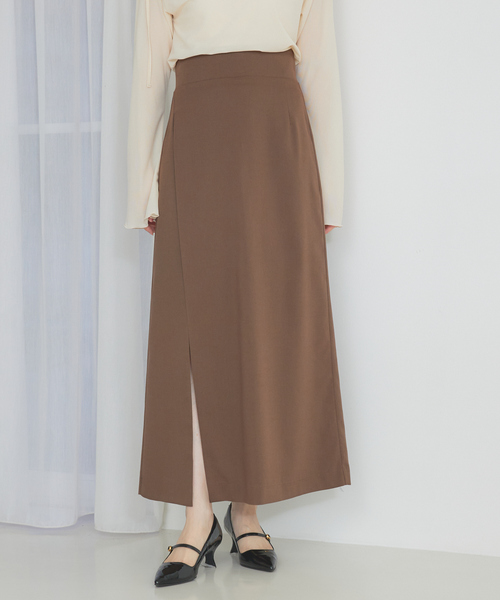 SELFIST(セルフィスト)の「【nonno掲載】ショートパンツ付きスリットロングスカート 夏服 オールシーズン タイトスカート ハイウエスト(スカート・レディース・ブラウン/ブラック/ベージュ・38/36)」の11枚目の写真