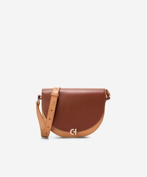 COLE HAAN(コールハーン)の「エビ-サドルバッグ womens(ショルダーバッグ・レディース・ブラウン・OSFA)」の1枚目の写真