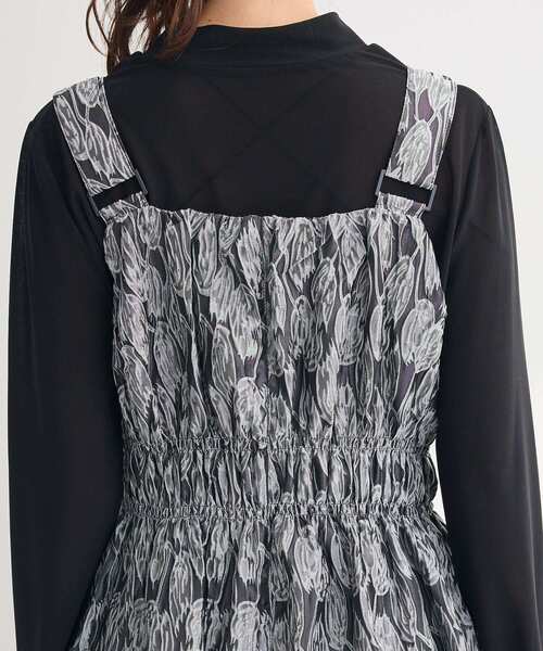 Sugar spoon（シュガースプーン）の「・SUGAR SPOON ジャカードジャンスカ（ジャンパースカート・レディース・アイボリー/グレー/サックスブルー/ブラック・FREE）」の16枚目の写真