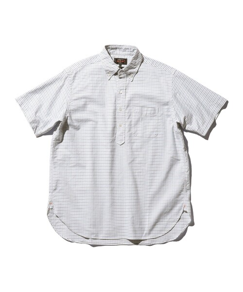 BEAMS PLUS(ビームスプラス)の「タッターソール プルオーバー ボタンダウン シャツ クラシック フィット(シャツ/ブラウス・メンズ・レッド/ブルー・M/L/XL/S)」の2枚目の写真