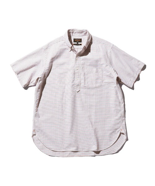 BEAMS PLUS(ビームスプラス)の「タッターソール プルオーバー ボタンダウン シャツ クラシック フィット(シャツ/ブラウス・メンズ・レッド/ブルー・M/L/XL/S)」の7枚目の写真