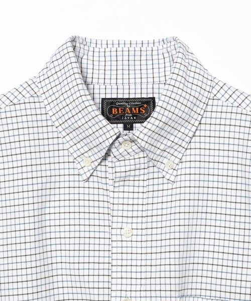 BEAMS PLUS(ビームスプラス)の「タッターソール プルオーバー ボタンダウン シャツ クラシック フィット(シャツ/ブラウス・メンズ・レッド/ブルー・M/L/XL/S)」の13枚目の写真