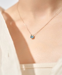 Jewel closet by L&Co.（ジュエルクローゼットバイエルアンドコー）の「K10 カラーストーン カニ ネックレス（ネックレス）」