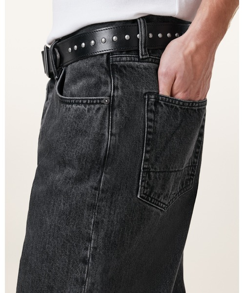 ALLSAINTS（オールセインツ）の「CASSIAN STUDDED LEATHER BELT | CASSIAN スタッズド レザー ベルト（ベルト・メンズ・ブラック・28/30/32）」の4枚目の写真