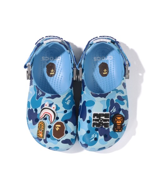 A BATHING APE（アベイシングエイプ）の「BAPE X CROCS - CLOG（サンダル・キッズ・ブルー/ピンク/グリーン・18.5/19/18/20/21/19.5）」の15枚目の写真