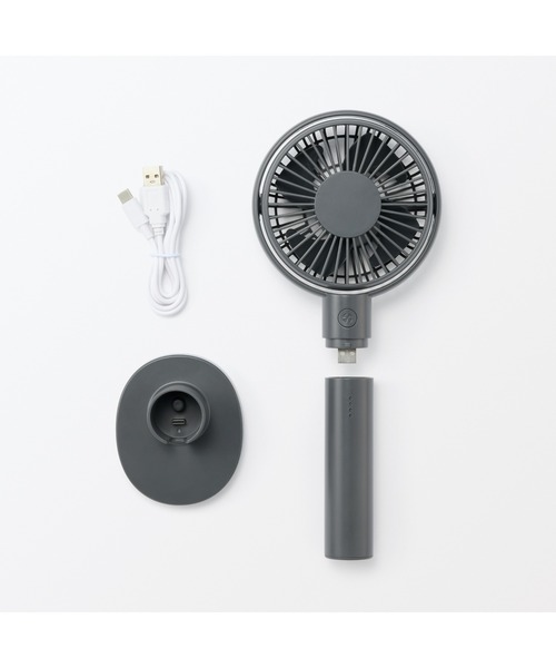 無印良品(ムジルシリョウヒン)の「角度が変えられる充電式ハンディファン(生活家電・メンズ・ピンク/ホワイト/グレー・FREE)」の21枚目の写真