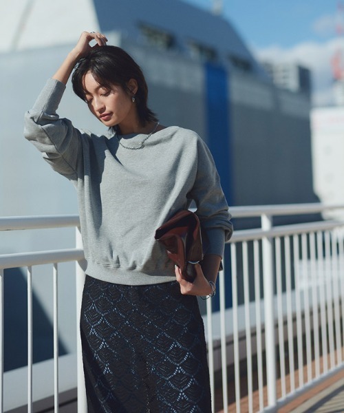 RASW（ラス）の「[RASW]ペチスカート付きレーススカート（スカート・レディース・オフホワイト/ブラック・PM/M/L）」の21枚目の写真
