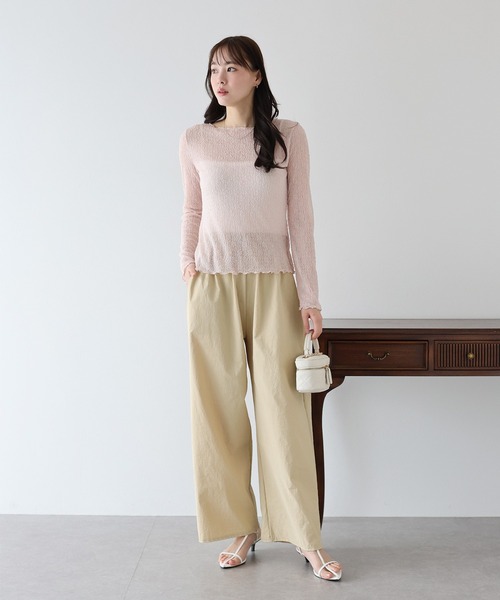 BLUEEAST（ブルーイースト）の「ナイロンパンツ（カーゴパンツ・レディース・ベージュ/グリーン/ブラック/カーキ・MEDIUM）」の3枚目の写真