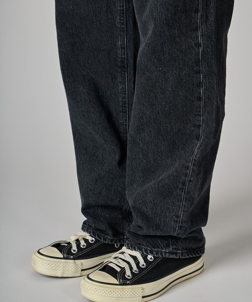 fireservice（ファイヤーサービス）の「【 Fire Service / ファイヤーサービス 】　HIGHRISE STRAIGHT DENIM / ハイライズ ストレートデニム（デニムパンツ・レディース・ブラック・23/24/25/26/27/28）」の6枚目の写真