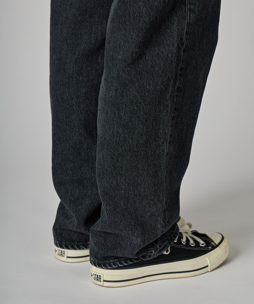 fireservice（ファイヤーサービス）の「【 Fire Service / ファイヤーサービス 】　HIGHRISE STRAIGHT DENIM / ハイライズ ストレートデニム（デニムパンツ・レディース・ブラック・23/24/25/26/27/28）」の7枚目の写真