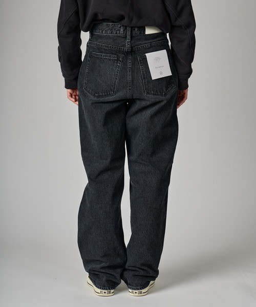 fireservice（ファイヤーサービス）の「【 Fire Service / ファイヤーサービス 】　HIGHRISE STRAIGHT DENIM / ハイライズ ストレートデニム（デニムパンツ・レディース・ブラック・23/24/25/26/27/28）」の2枚目の写真