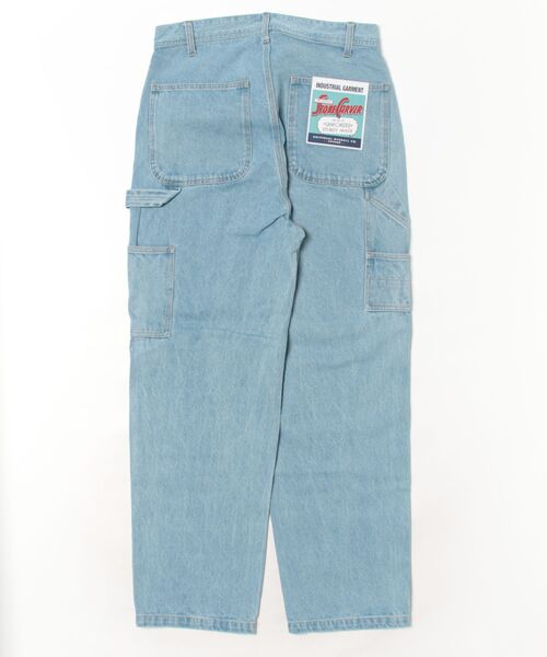 UNIVERSAL OVERALL（ユニバーサルオーバーオール）の「/UNIVERSAL OVERALL/DENIM PAINTER PANTS（デニムパンツ・メンズ・ブラック/ブルー・MEDIUM/LARGE/X-LARGE）」の6枚目の写真
