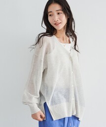 Vネック」に該当するレディースのカーディガン/ボレロ
