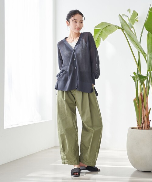 coen(コーエン)の「サラコカタアゼVネックニットカーディガン(カーディガン/ボレロ・レディース・ライトグレー/コバルトブルー/モカ/ダークグレー・FREE)」の15枚目の写真