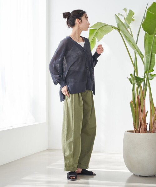 coen(コーエン)の「サラコカタアゼVネックニットカーディガン(カーディガン/ボレロ・レディース・ライトグレー/コバルトブルー/モカ/ダークグレー・FREE)」の16枚目の写真