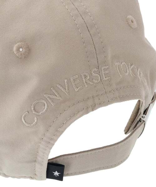 CONVERSE TOKYO（コンバーストウキョウ）の「DIAGONAL STAR★ TWILL CAP（キャップ・レディース・ベージュ/ブラック/カーキ・FREE）」の6枚目の写真