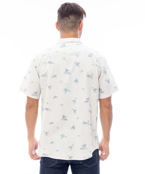 BILLABONG(ビラボン)の「BILLABONG メンズ SUNDAYS MINI SS 半袖シャツ 【2025年春夏モデル】/ビラボン総柄プリント半袖シャツ(シャツ/ブラウス・メンズ・モスグリーン/ブラック/クリーム・X-LARGE/MEDIUM/LARGE)」の8枚目の写真