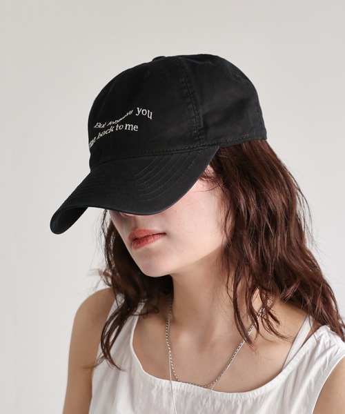 ap retro（アプレトロ）の「ウェーブロゴ刺繍ピグメント加工キャップ / 紫外線対策（キャップ・レディース・チャコール/ベージュ/ボルドー/ブラック・FREE）」の12枚目の写真