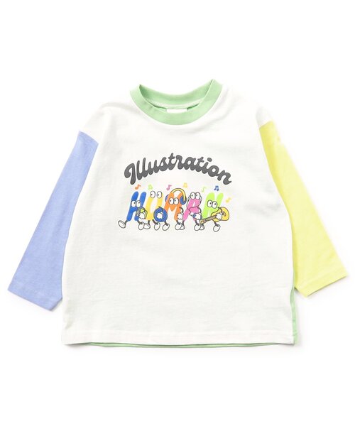 BREEZE(ブリーズ)の「【ジュニア対応】バラエティーロンT(Tシャツ/カットソー・キッズ・ブラック/サックスブルー/オフホワイト/グレー/その他12/ネイビー/その他11/オレンジ/ライム/ピンク・90/130/100/110/150/80/120/140)」の9枚目の写真