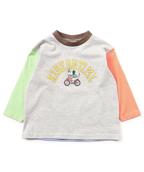 BREEZE(ブリーズ)の「【ジュニア対応】バラエティーロンT(Tシャツ/カットソー・キッズ・ブラック/サックスブルー/オフホワイト/グレー/その他12/ネイビー/その他11/オレンジ/ライム/ピンク・90/130/100/110/150/80/120/140)」の10枚目の写真