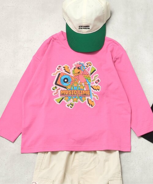 BREEZE(ブリーズ)の「【ジュニア対応】バラエティーロンT(Tシャツ/カットソー・キッズ・ブラック/サックスブルー/オフホワイト/グレー/その他12/ネイビー/その他11/オレンジ/ライム/ピンク・90/130/100/110/150/80/120/140)」の7枚目の写真