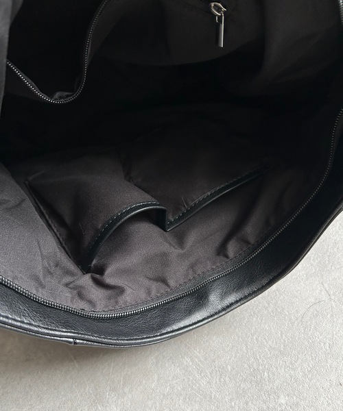 B.R.U（ブル）の「フェイクレザーアウトポケットアクセントショルダーバッグ（ショルダーバッグ・メンズ・ブラック系その他/ブラック・FREE）」の19枚目の写真