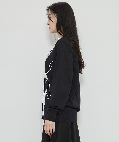 riv nobuhiko/リブノブヒコ】RAMM FLOWER CARDIGAN/フラワー