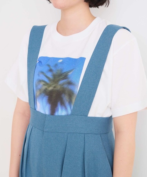 I am I in fact...（アイアムアイインファクト）の「LINEN-LIKE  BONBON パンツ（サロペット/オーバーオール・レディース・サックスブルー/ネイビー・FREE）」の21枚目の写真