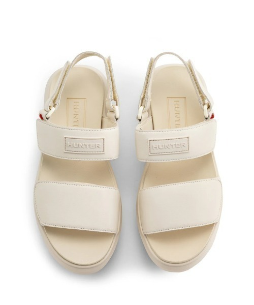 【HUNTER】CITY REBEL SANDAL サンダル HUNTER】 シティリベルネオレザーバックルサンダル