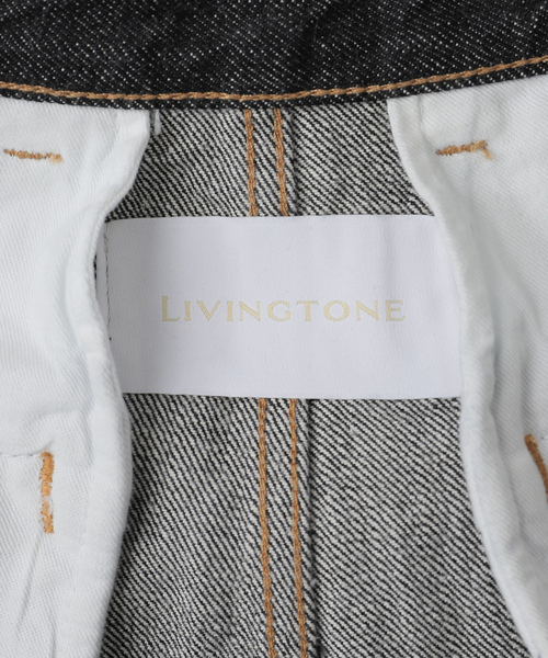 LIVINGTONE（リヴィントーン）の「LIVINGTONE DOLK Straight loose LT-DOLK5-08：デニムパンツ（デニムパンツ・レディース・ブラック・36/34）」の13枚目の写真