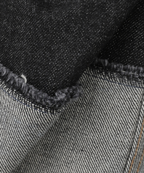 LIVINGTONE（リヴィントーン）の「LIVINGTONE DOLK Straight loose LT-DOLK5-08：デニムパンツ（デニムパンツ・レディース・ブラック・36/34）」の17枚目の写真