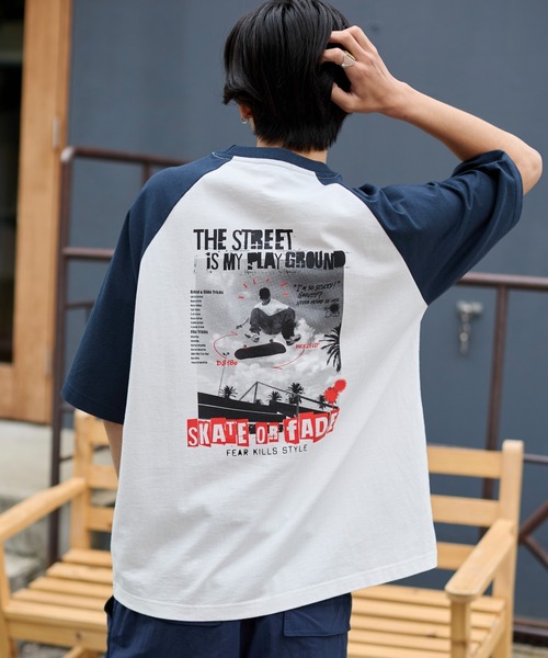 セール】WEGO/【25年春夏新作】ラグラングラフィックBIG T（T
