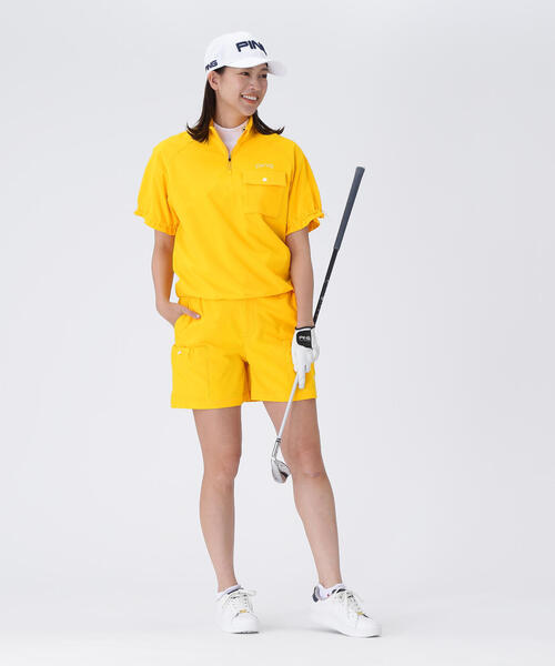 23GOLF イエロー ポロシャツとショートパンツ 上下セット - メルカリ