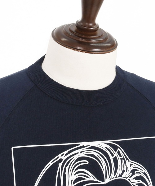 seventy seven（セブンティセブン）の「mlt5169-middle onz  3-4 sleeve t-shirts (77LADY)　七分袖Tシャツ（Tシャツ/カットソー・メンズ・ネイビー/ホワイト/ブラック・S/M/L/XL）」の22枚目の写真