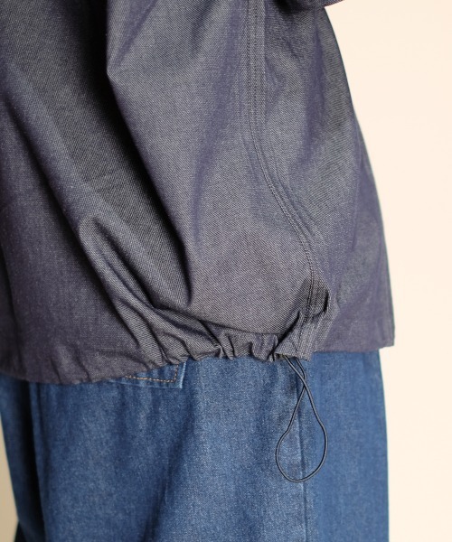 R.(rehacer)(アールドット(レアセル))の「R. : Wide Loose Light oz Denim S/S Shirt(シャツ/ブラウス・メンズ・インディゴブルー・MEDIUM/LARGE/X-LARGE)」の4枚目の写真