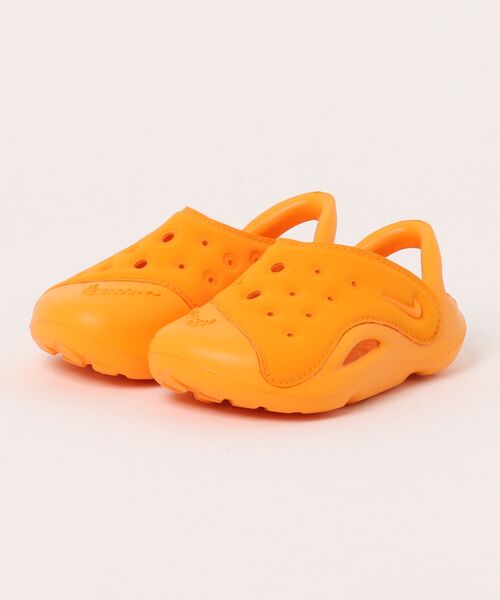 NIKE(ナイキ)の「《NIKE》アクアスウッシュ TD(サンダル・キッズ・オレンジ/パープル/ブラック・12.0cm/13.0cm)」の3枚目の写真