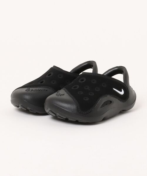 NIKE(ナイキ)の「《NIKE》アクアスウッシュ TD(サンダル・キッズ・オレンジ/パープル/ブラック・12.0cm/13.0cm)」の1枚目の写真