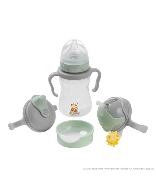 b.box（ビーボックス）の「b.box/Disney Transition value pack ステップアップマグパック（ドリンクトレーニング マグセット）ディズニータイプ（ベビーギフト・キッズ・グレー系その他/スモークピンク/レッド系・ONESIZE）」の2枚目の写真