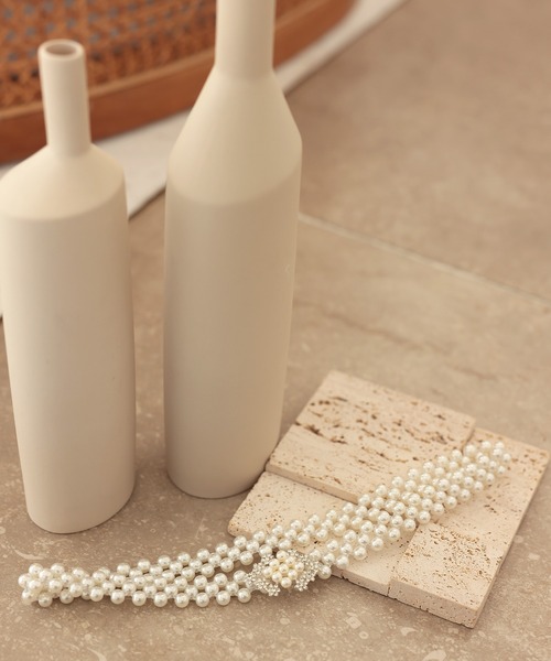 CELEN（セレン）の「ビジュー＆パールベルト【オケージョン ドレス小物】【ゆかた飾り紐 帯飾り 浴衣小物】（ベルト・レディース・シルバー/シャンパン・FREE）」の14枚目の写真