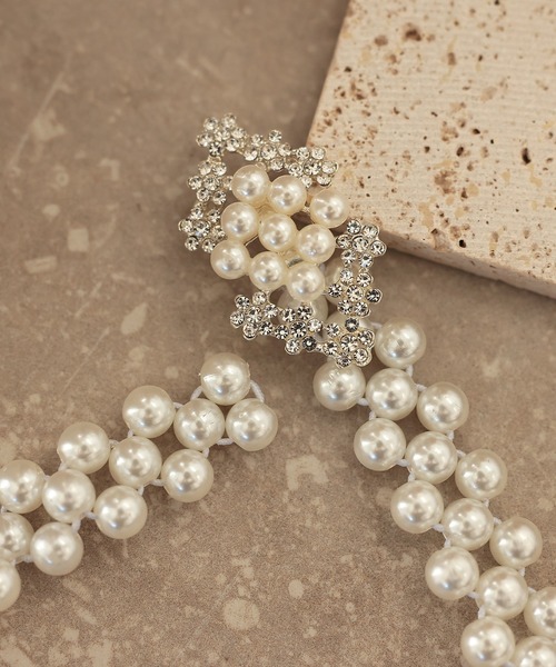 CELEN（セレン）の「ビジュー＆パールベルト【オケージョン ドレス小物】【ゆかた飾り紐 帯飾り 浴衣小物】（ベルト・レディース・シルバー/シャンパン・FREE）」の18枚目の写真