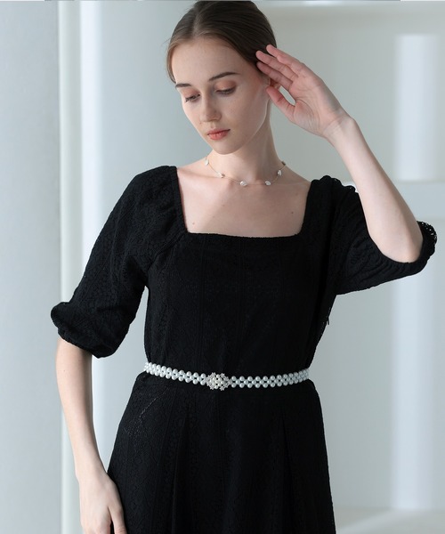 CELEN（セレン）の「ビジュー＆パールベルト【オケージョン ドレス小物】【ゆかた飾り紐 帯飾り 浴衣小物】（ベルト・レディース・シルバー/シャンパン・FREE）」の7枚目の写真