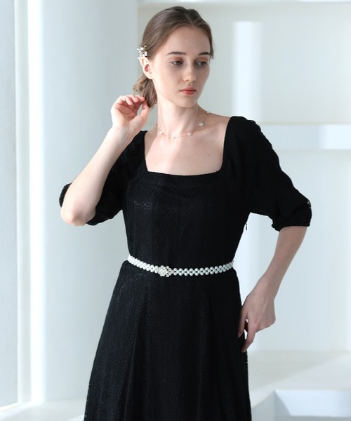 CELEN（セレン）の「ビジュー＆パールベルト【オケージョン ドレス小物】【ゆかた飾り紐 帯飾り 浴衣小物】（ベルト・レディース・シルバー/シャンパン・FREE）」の9枚目の写真