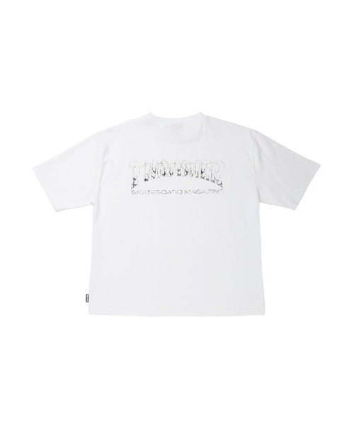 THRASHER(スラッシャー)の「THRASHER×MSG 別注 ボックスシルエット 加工プリント 半袖Tシャツ(Tシャツ/カットソー・メンズ・ブラック/ホワイト/チャコール・S/M/L/XL)」の19枚目の写真