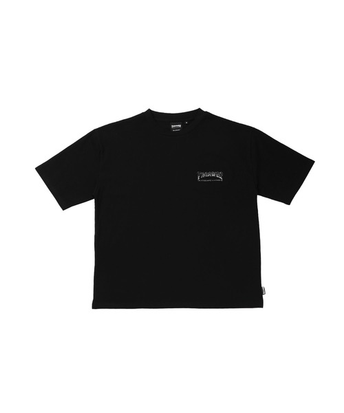 THRASHER×MSG 別注 ボックスシルエット 加工プリント 半袖Tシャツ（T