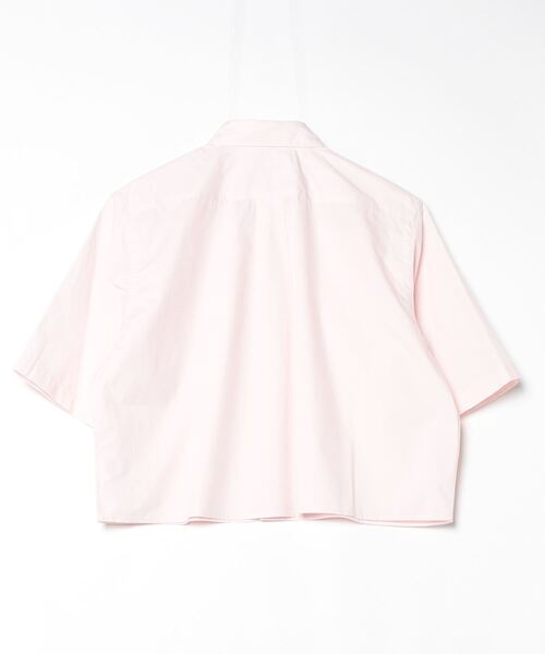 GYMPHLEX（ジムフレックス）の「[GYMPHLEX/ジムフレックス] ボタンダウン タイプライターショートスリーブシャツ（シャツ/ブラウス・レディース・ホワイト/ピンク・12）」の14枚目の写真