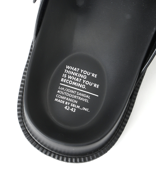 SUBLIME（サブライム）の「【SUBLiME/サブライム】EVAER SANDALS / EVA素材 サンダル（サンダル・メンズ・ブラック/ホワイト・25cm/26cm/27cm）」の10枚目の写真