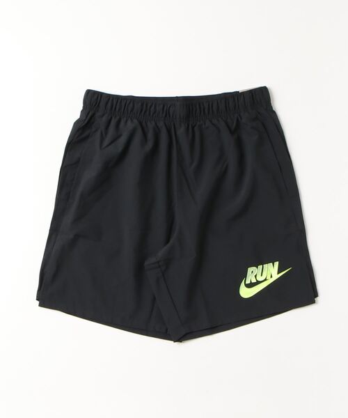 NIKE（ナイキ）の「ナイキ NIKE ナイキ ラン エナジー CHLNGR 7UL ショート（その他パンツ・メンズ・ブラック/イエロー/パープル・S/M/L/LL）」の2枚目の写真